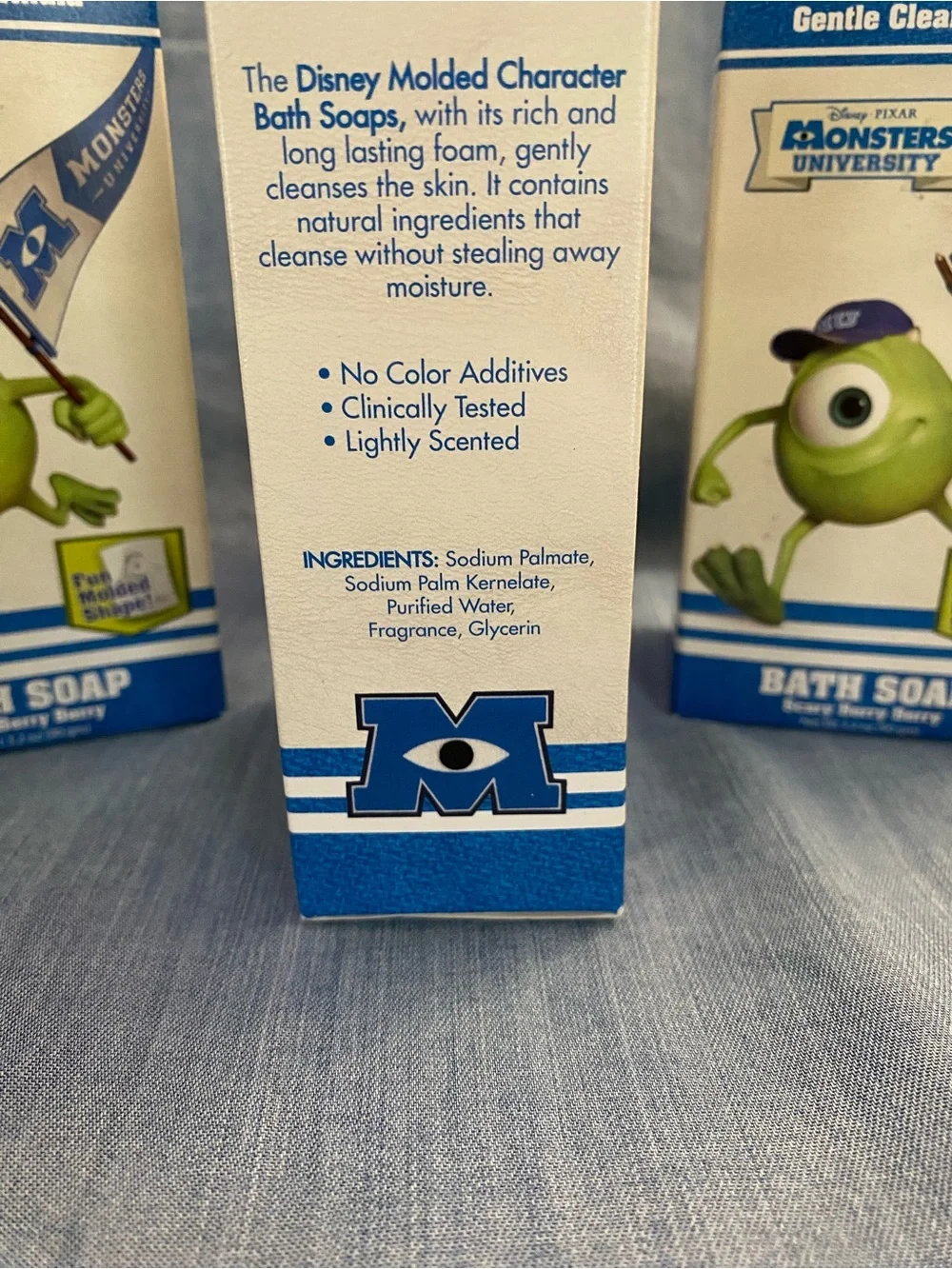 Disney Monsters Inc Mike Wazowski Scary Berry Scented Bath Soap 4-Pack 2013